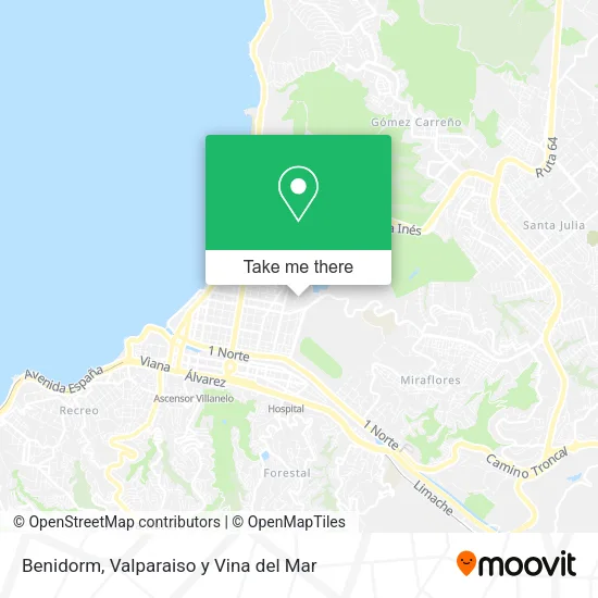 Benidorm map