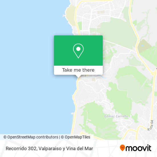 Mapa de Recorrido 302