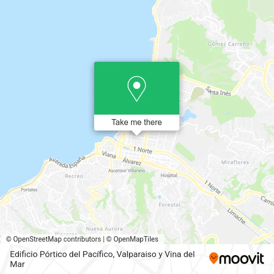 Edificio Pórtico del Pacífico map
