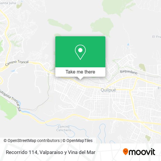 Recorrido 114 map