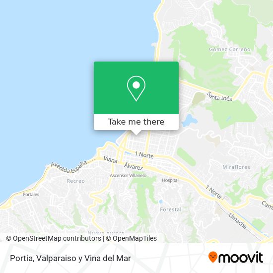 Mapa de Portia