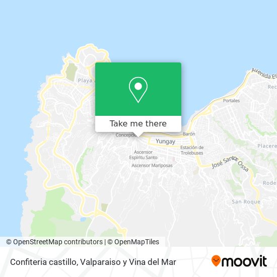 Mapa de Confiteria castillo