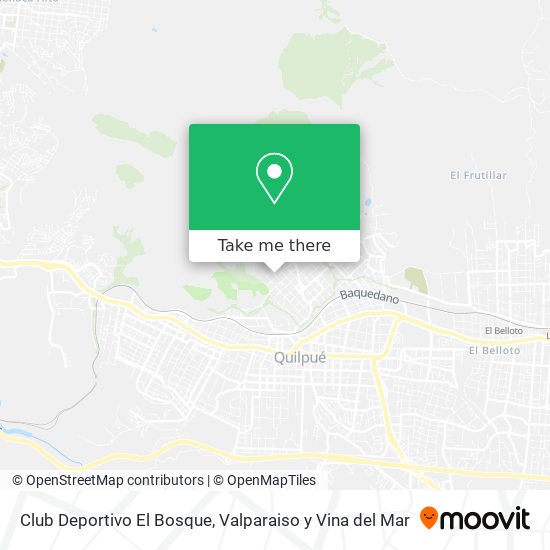 Mapa de Club Deportivo El Bosque