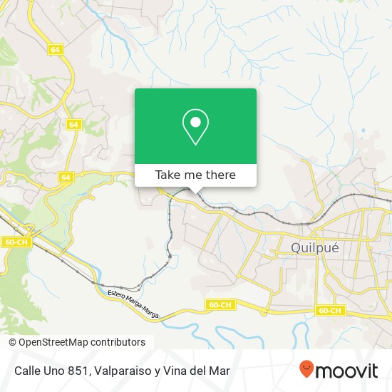 Mapa de Calle Uno 851