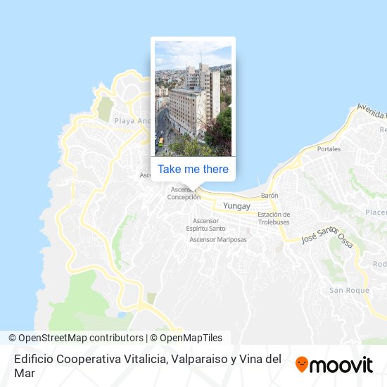 Edificio Cooperativa Vitalicia map