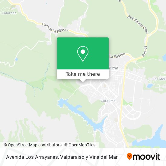 Mapa de Avenida Los Arrayanes