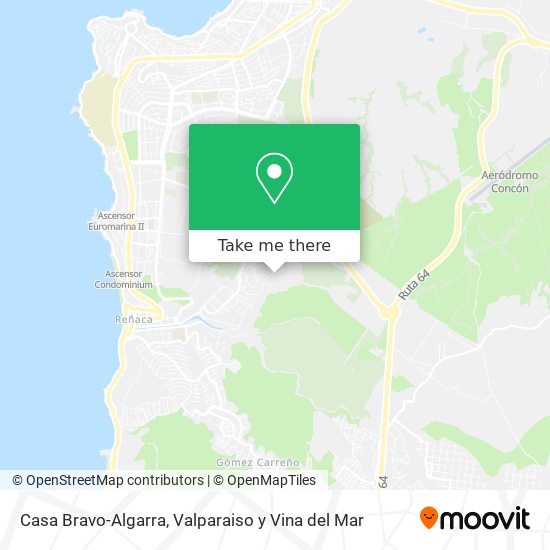 Mapa de Casa Bravo-Algarra