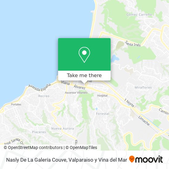 Mapa de Nasly De La Galería Couve
