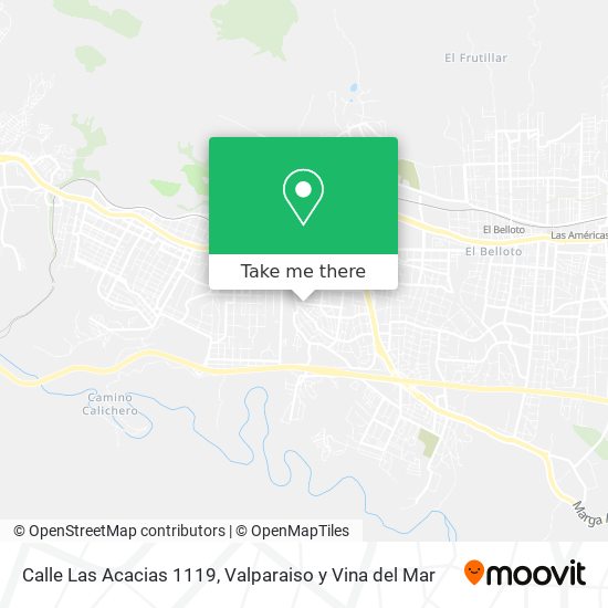 Calle Las Acacias 1119 map