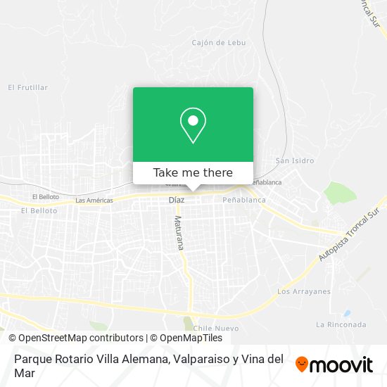 Parque Rotario Villa Alemana map