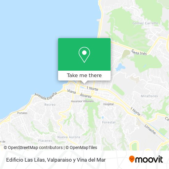 Mapa de Edificio Las Lilas