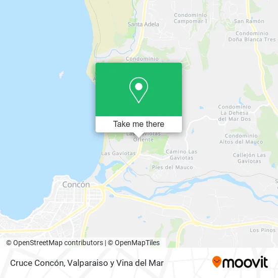 Mapa de Cruce Concón