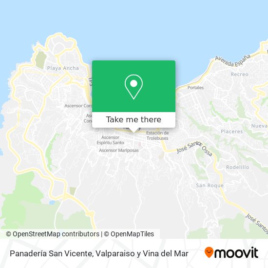 Panadería San Vicente map
