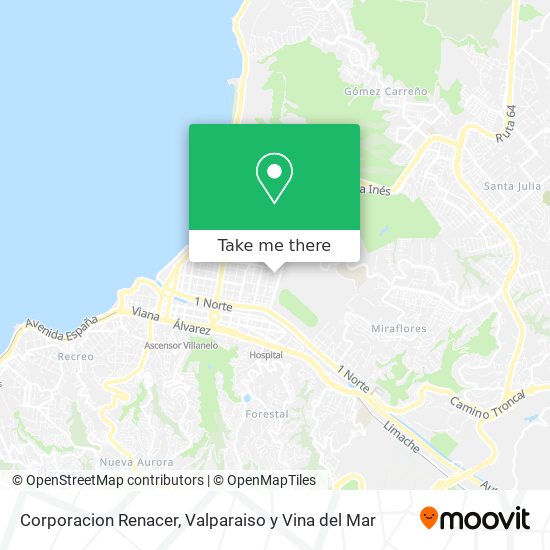 Corporacion Renacer map