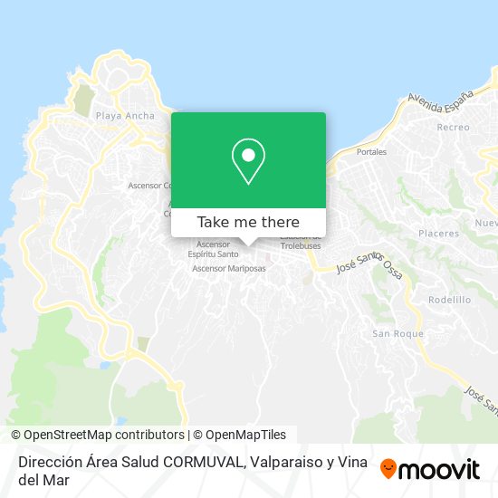 Dirección Área Salud CORMUVAL map