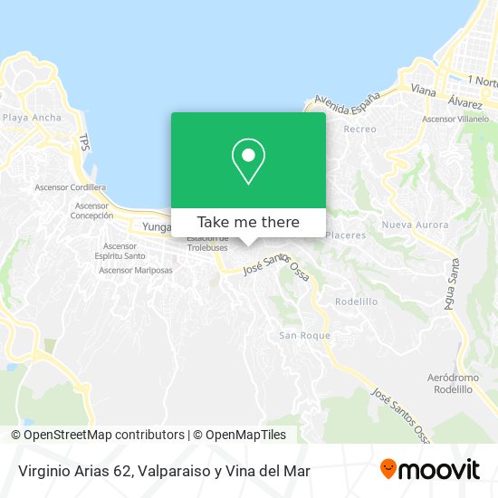 Virginio Arias 62 map