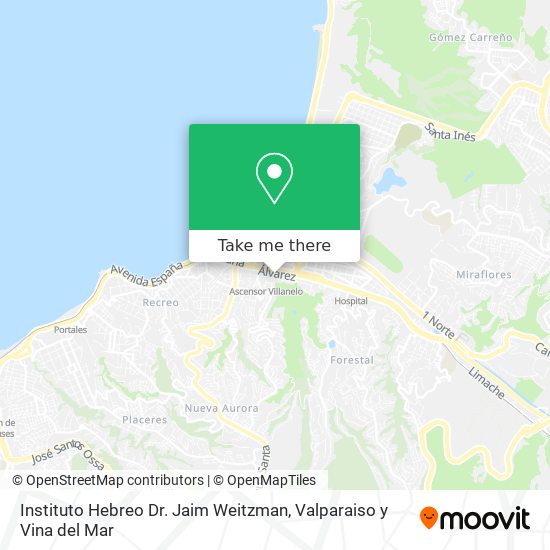 Instituto Hebreo Dr. Jaim Weitzman map