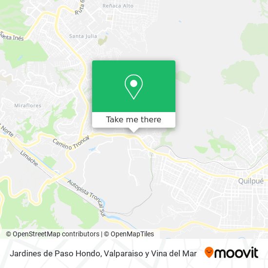 Mapa de Jardines de Paso Hondo