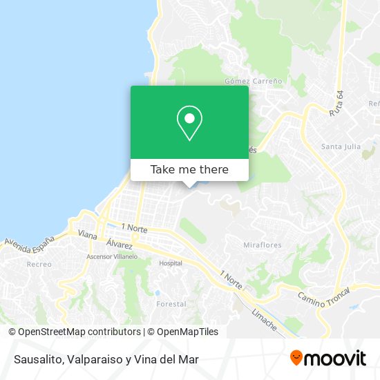 Mapa de Sausalito