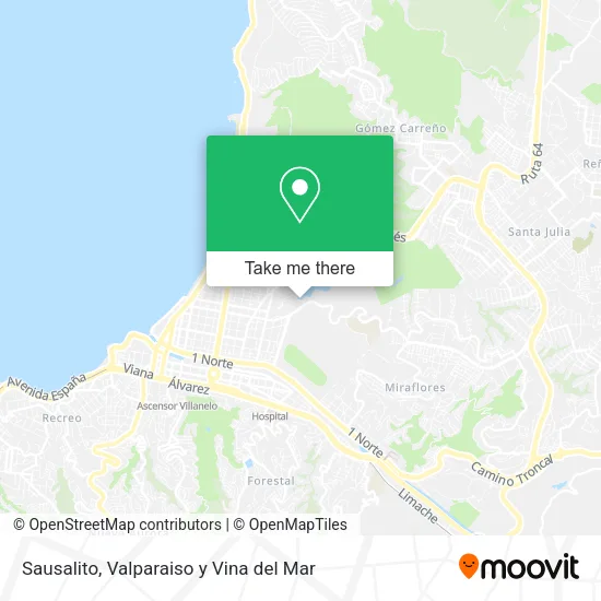 Sausalito map