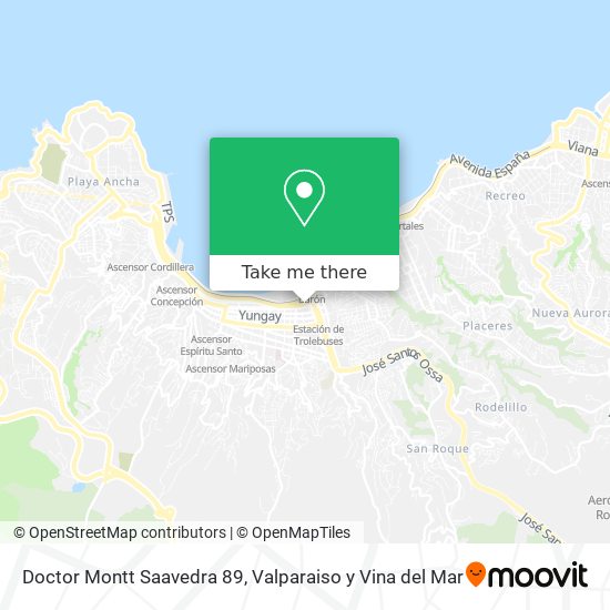 Mapa de Doctor Montt Saavedra 89