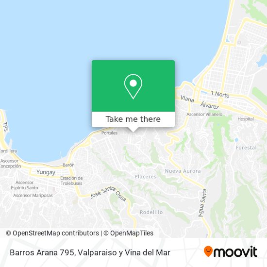 Barros Arana 795 map