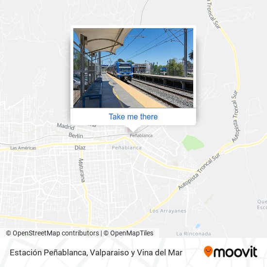 Estación Peñablanca map