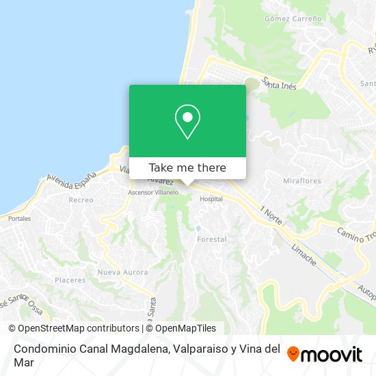 Mapa de Condominio Canal Magdalena