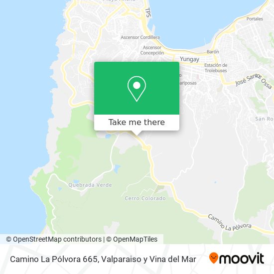 Mapa de Camino La Pólvora 665