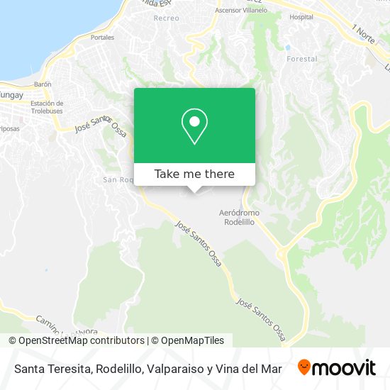 Santa Teresita, Rodelillo map