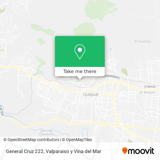 General Cruz 222 map