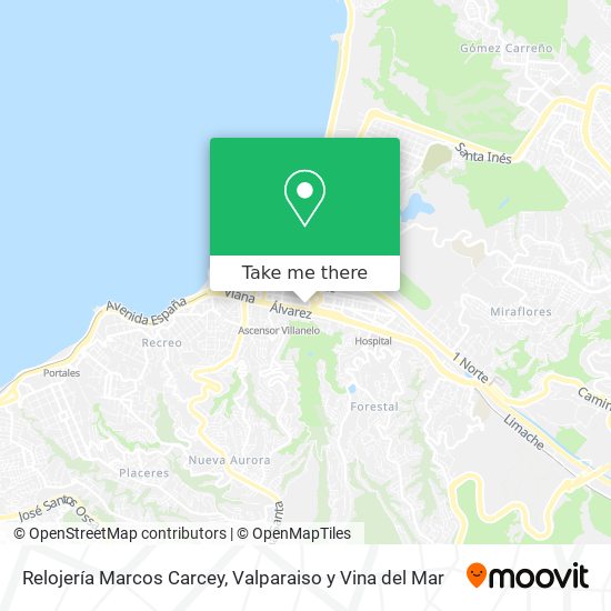 Relojería Marcos Carcey map