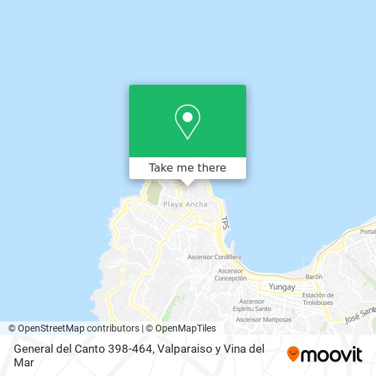 General del Canto 398-464 map
