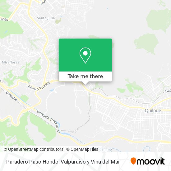 Paradero Paso Hondo map