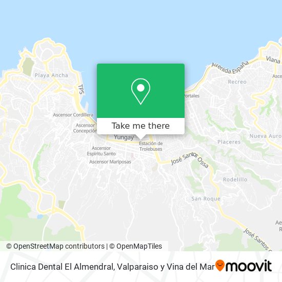 Clinica Dental El Almendral map