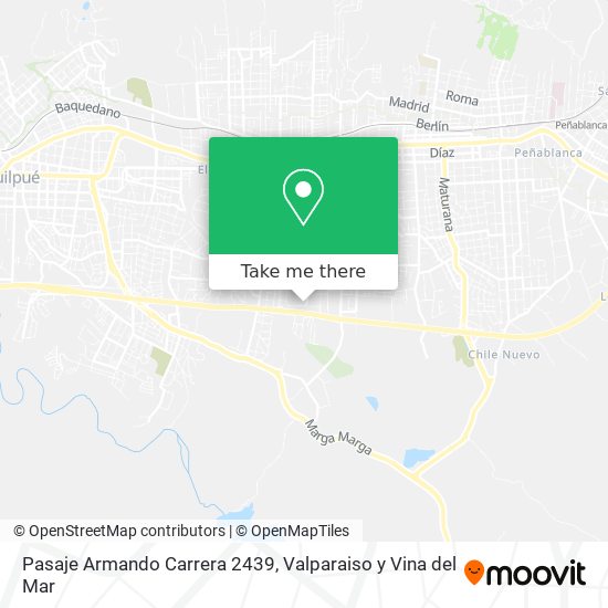Pasaje Armando Carrera 2439 map