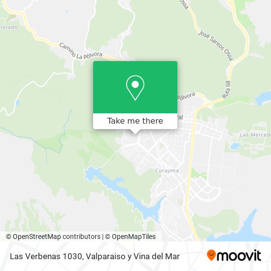 Las Verbenas 1030 map