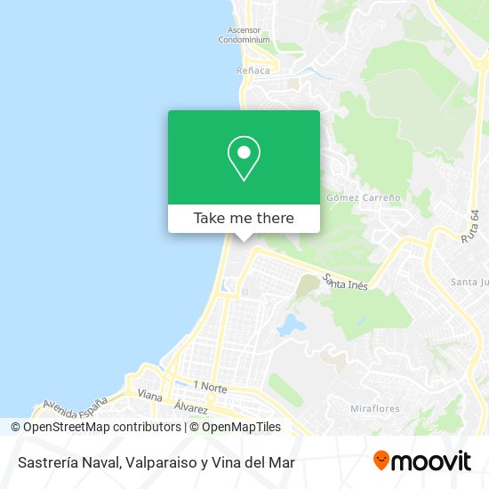 Sastrería Naval map