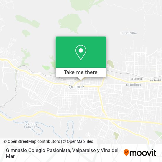 Mapa de Gimnasio Colegio Pasionista