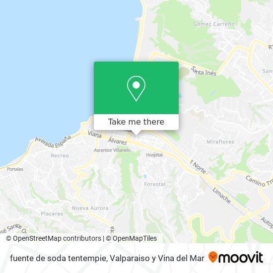 fuente de soda tentempie map