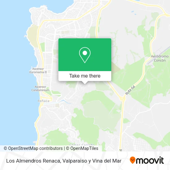 Los Almendros Renaca map