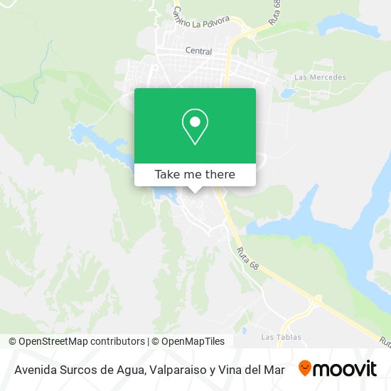Mapa de Avenida Surcos de Agua