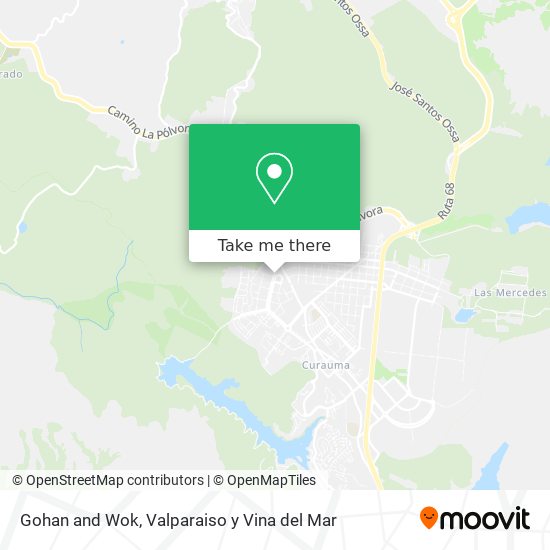 Mapa de Gohan and Wok