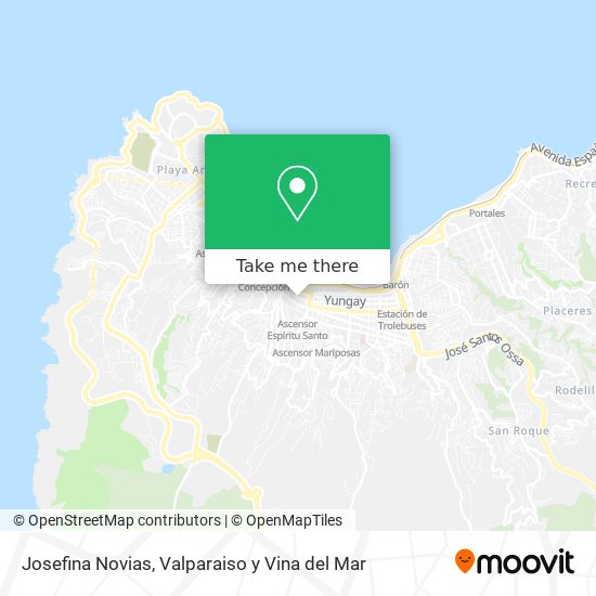 Mapa de Josefina Novias