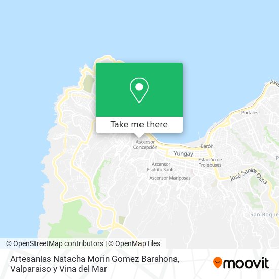 Artesanías Natacha Morin Gomez Barahona map