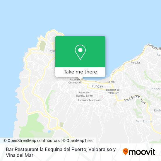 Bar Restaurant la Esquina del Puerto map