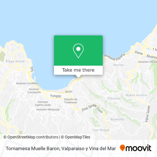 Mapa de Tornamesa Muelle Baron