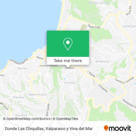 Mapa de Donde Las Chiquillas