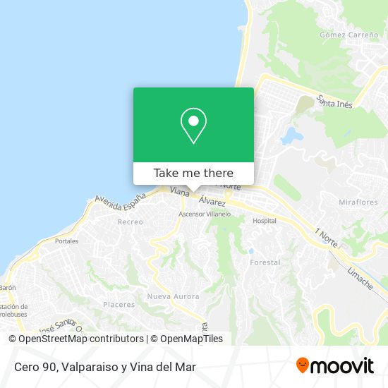 Cero 90 map