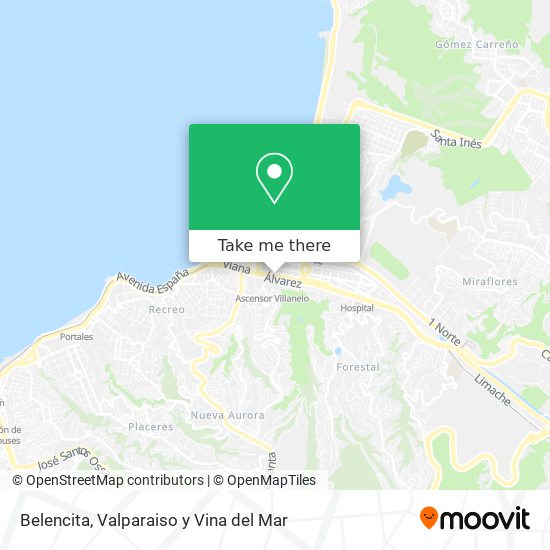 Belencita map